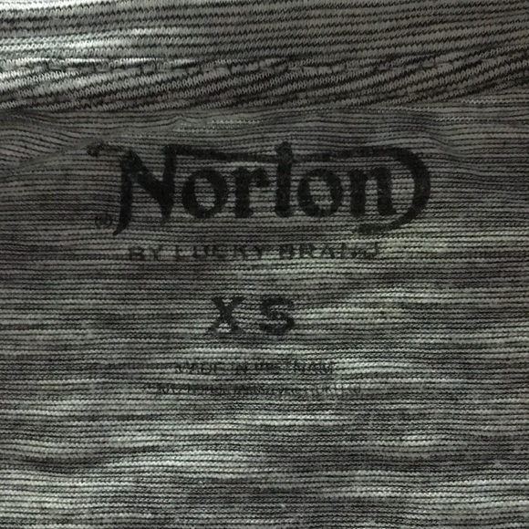 Lucky Brand Norton Cropped Tee Shirt - Picture 2 of 2